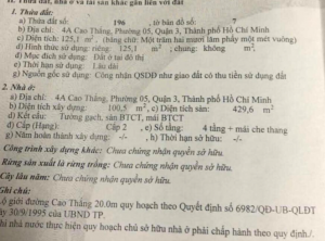 🏢 BÁN NHÀ MẶT TIỀN 4A CAO THẮNG – QUẬN 3