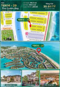 TĐX14-29 Căn Góc The Green Bay – Vịnh Ngọc- Vinhomes Can Gio